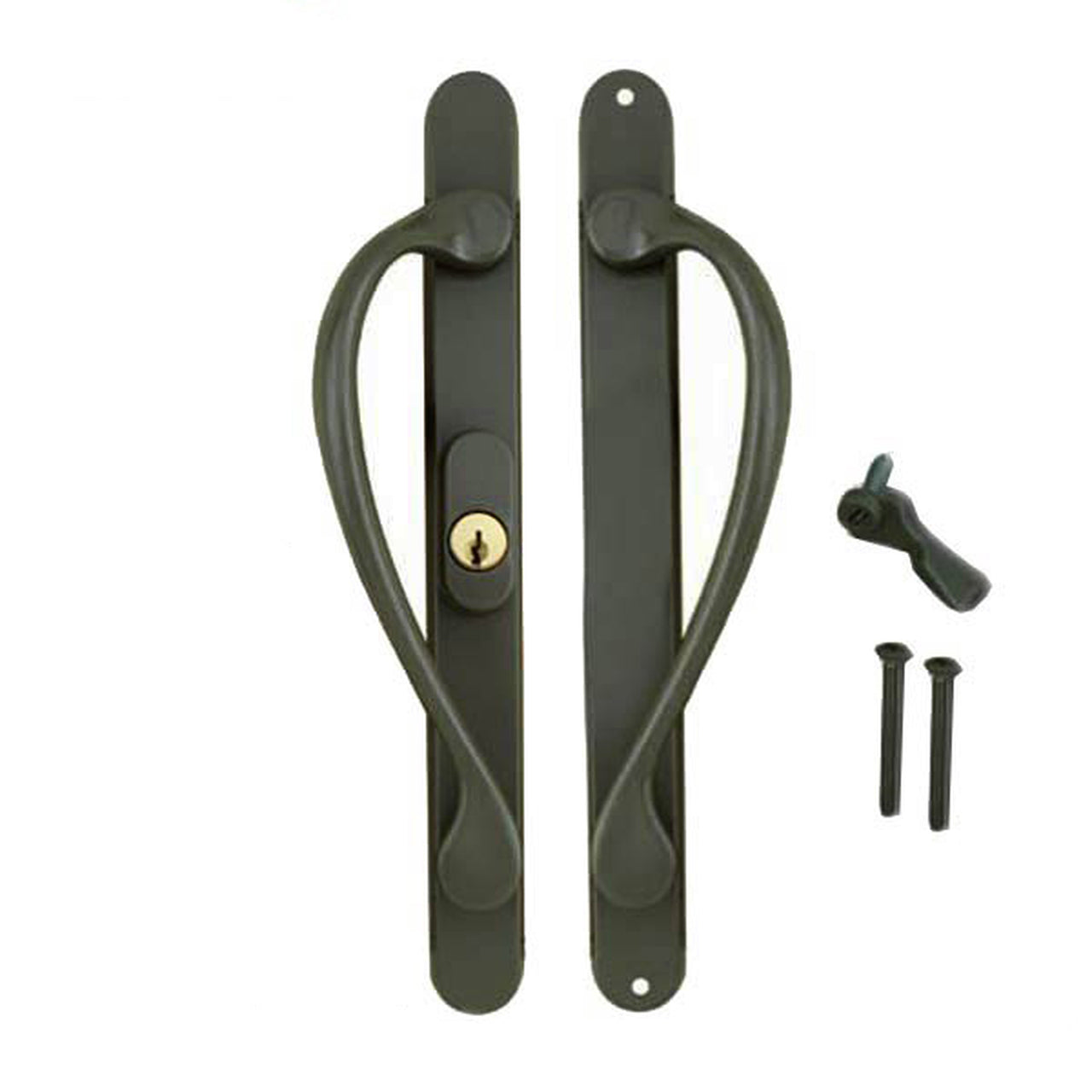 Narrow Pull, Center Thumb Sliding Door Handle