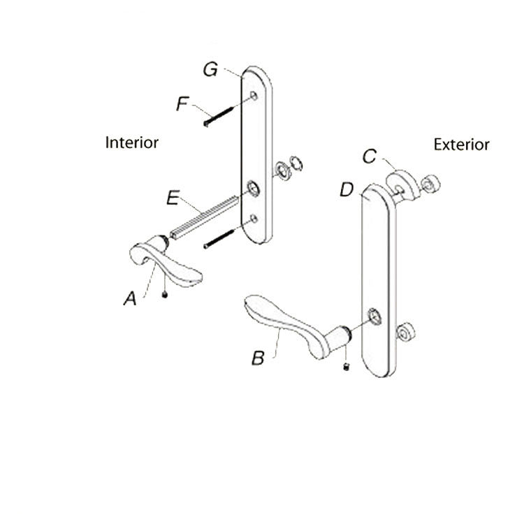 Marvin Inactive / Dummy Trim for Passive Door