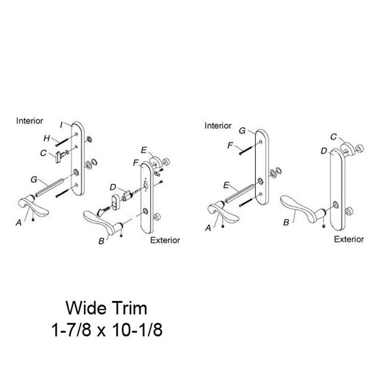 Marvin Inactive / Dummy Trim for Passive Door