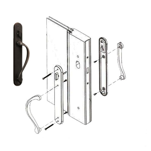 Marvin Active Non-Keyed Ultimate Sliding French Door Wide Trim