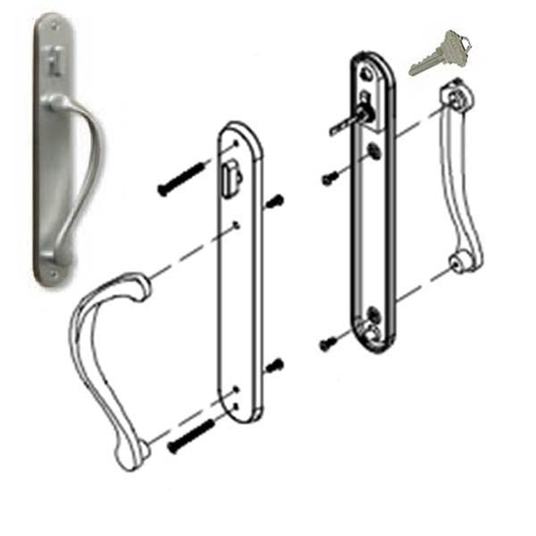 Marvin Active Keyed, Ultimate Sliding French Door Wide Trim