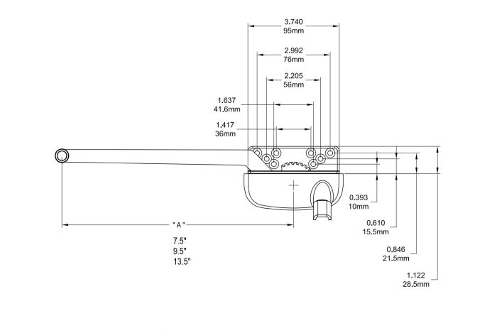 Acme Contour Case Single Arm Operator