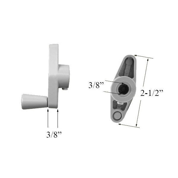 Andersen Window Improved/E-Z Casement - Crank Handle - Andersen Compact Operator - Stone