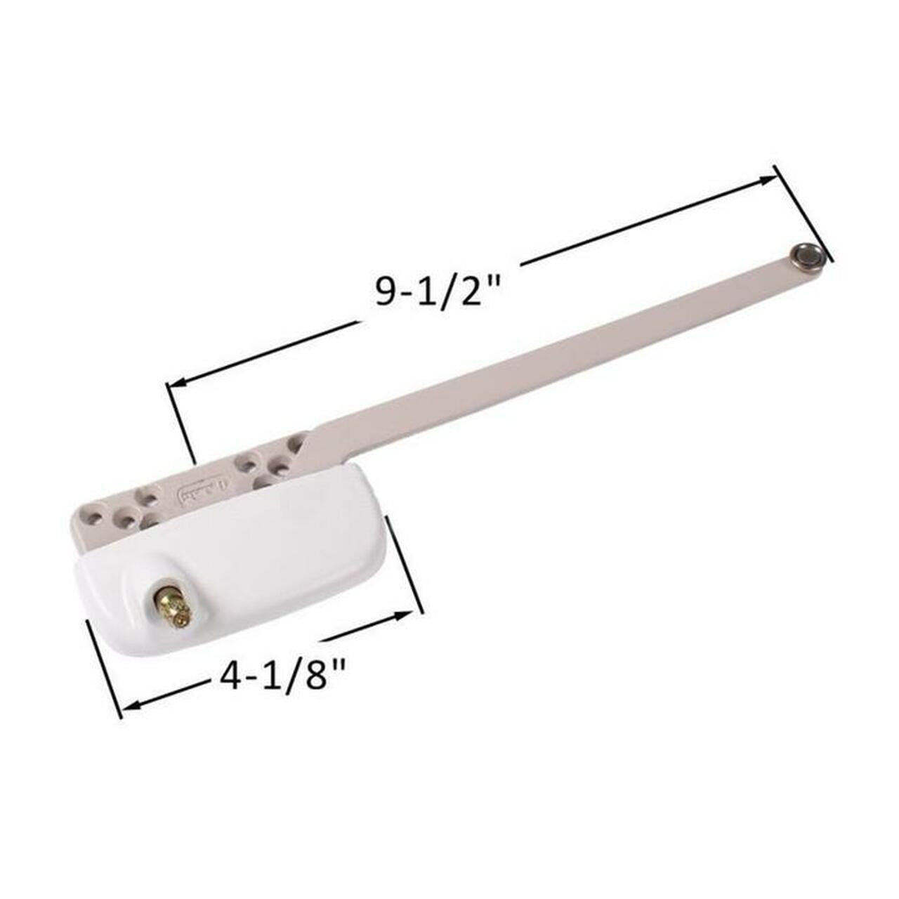 Truth Hardware Ellipse Single Arm Casement Window Operator with Steel Roller