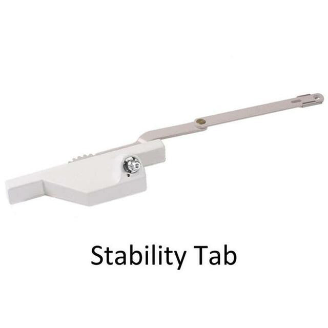 Truth Hardware Dyad Casement Window Operator With Offset Arm and Stability Tab