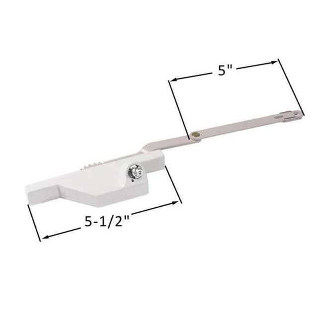 Truth Hardware Dyad Casement Window Operator With Offset Arm and Stability Tab