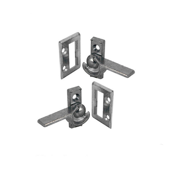 Latch - Vinyl and Aluminum Sash Hardware, Diecast (Left & Right Hand) - Bright Zinc