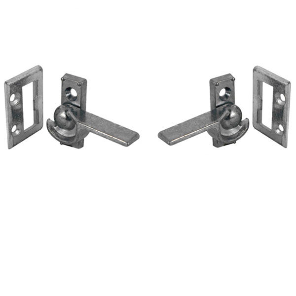 Latch - Vinyl and Aluminum Sash Hardware, Diecast (Left & Right Hand) - Bright Zinc
