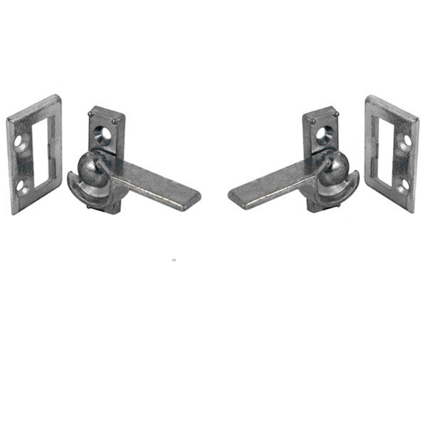 Latch - Vinyl and Aluminum Sash Hardware, Diecast (Left & Right Hand) - Bright Zinc