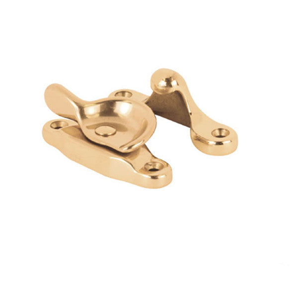 Sash / Cam Lock - Wood Sash Hardware, Solid Brass - Polished Brass
