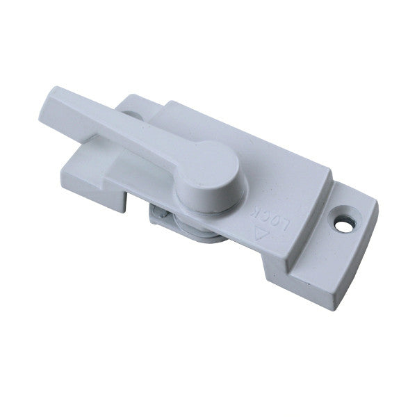 Sweep Latch, 2-1/16 Swivel Type Sash Lock - White