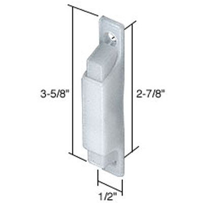 Latch and Pull - Vinyl and Aluminum Sash Hardware, Plastic - White