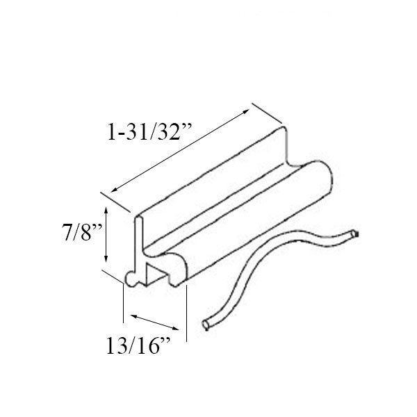 Sash Lock & Lift handle, Plastic - Black
