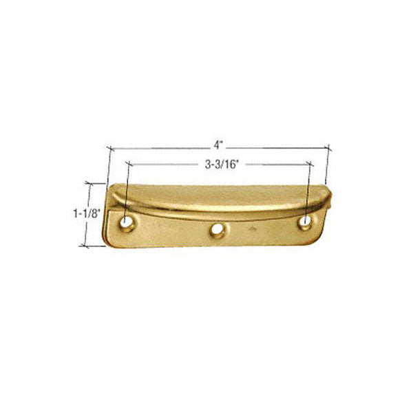 Sash Lift - Wood Sash Hardware, Stamped Steel - Polished Brass