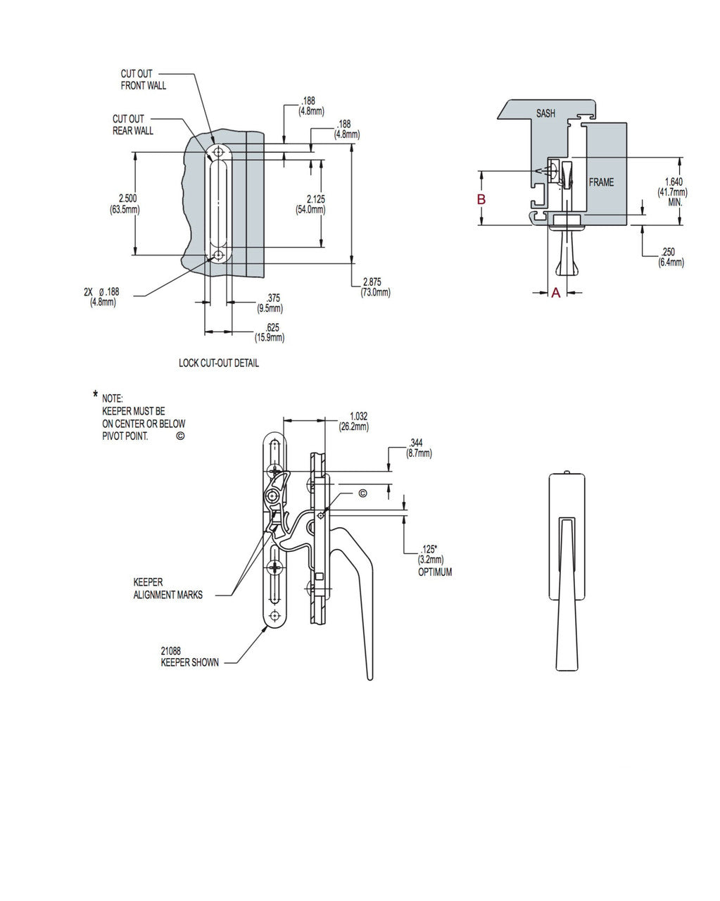 Truth 31376 Keeper w/ Positive Pick up Tab