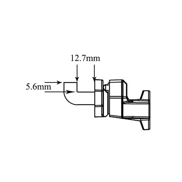 Pole Operated Cam Handle, 12.7mm Concealed Pawl, Left Hand, Chestnut Bronze
