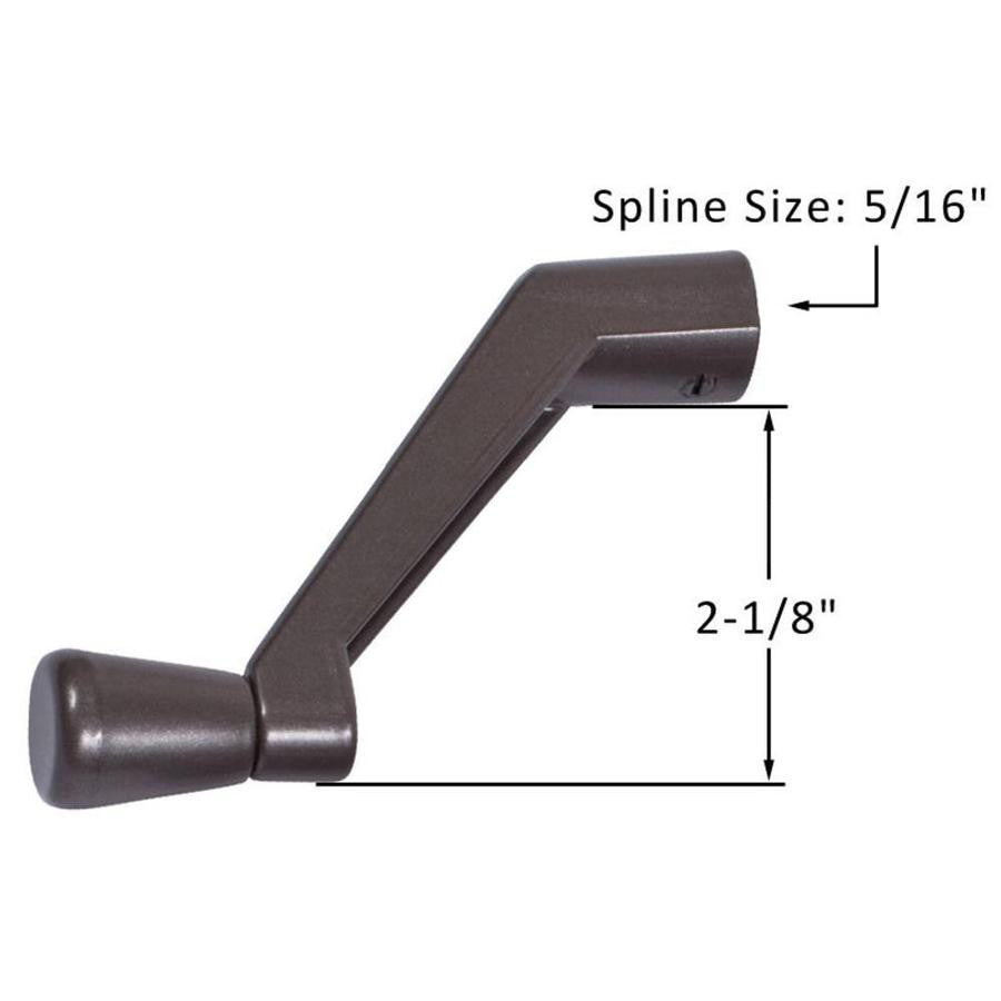 Truth Hardware Window Operator Crank Handle with 5/16" Spline Size
