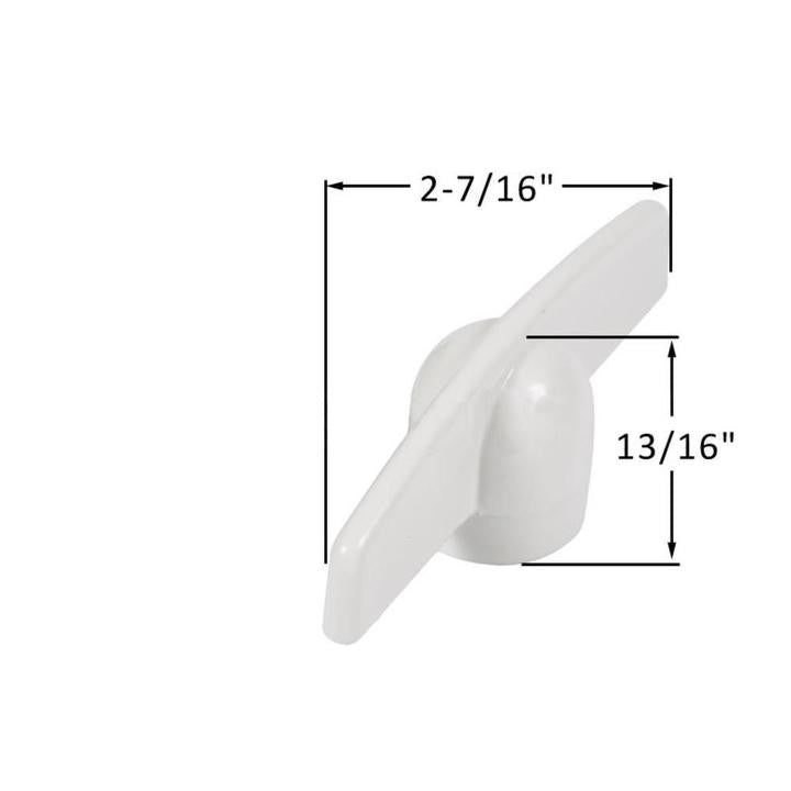 Truth Hardware T-Crank Window Handle with 5/16" Spline