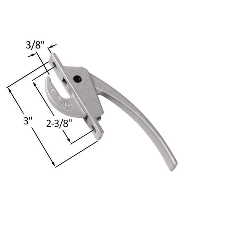 Truth Hardware Casement Window Locking Handle with 2-3/8" Screw Holes