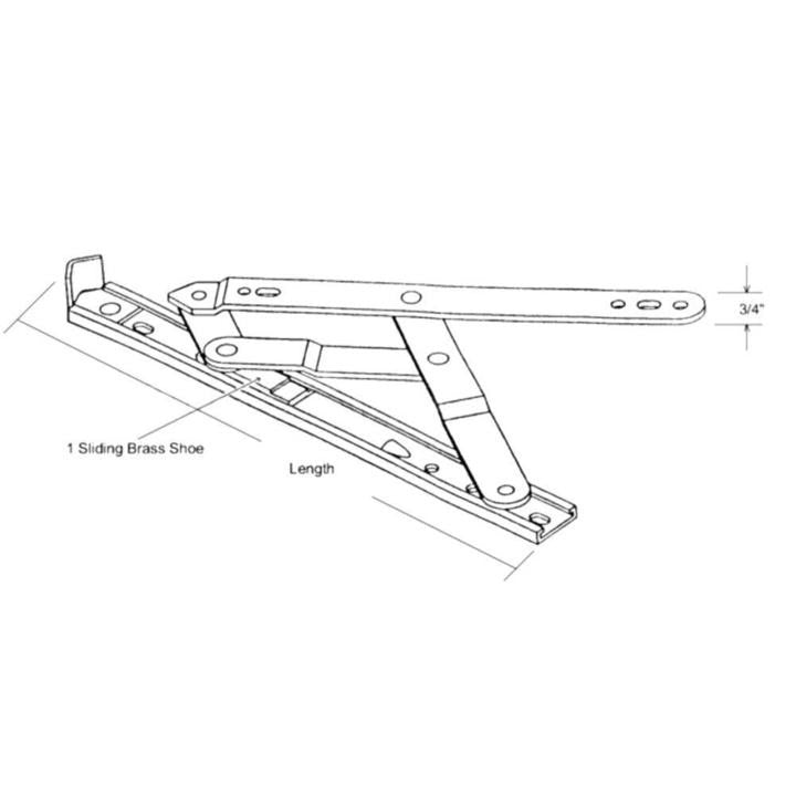 Truth Hardware Heavy Duty Window Hinge