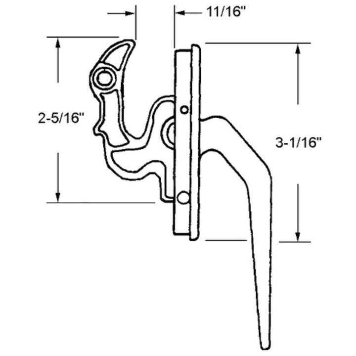 Truth Hardware Casement Window Locking Handle