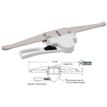Truth Hardware Regular Hand Single Pull Lever Window Operator 1/2" Space For Housing