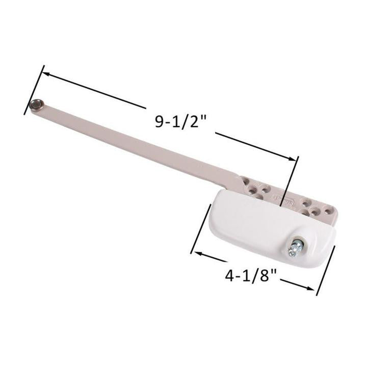 Truth Hardware Ellipse Single Arm Casement Window Operator with Steel Roller