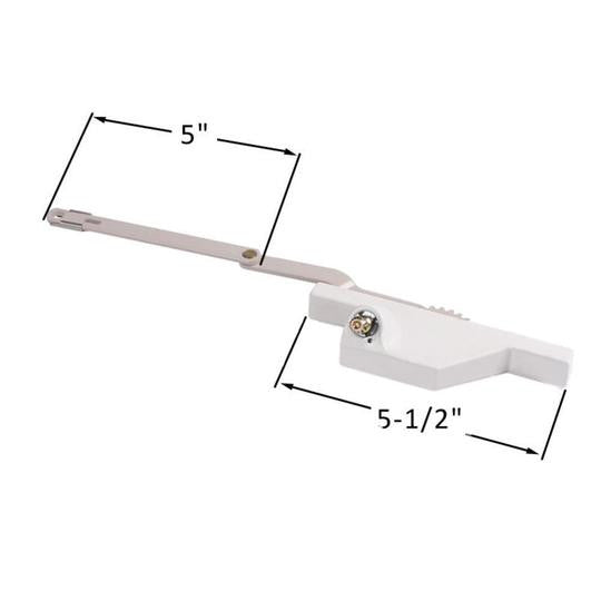 Truth Hardware Dyad Casement Window Operator With Offset Arm and Stability Tab