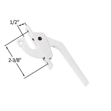 Truth Hardware Casement Window Tie Bar Locking Handle with 2-3/8" Mounting Holes