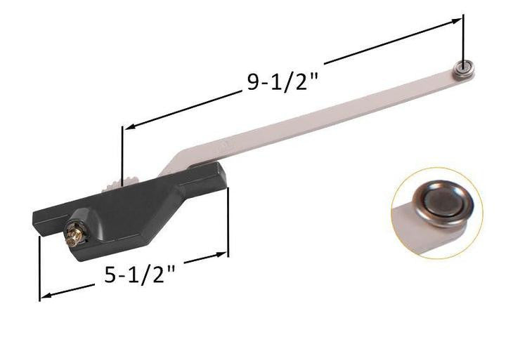 Truth Hardware Rear Mount Casement Window Operator with Arm