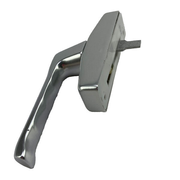 Turn & Tilt Window Handle, Silver, London, Cast Aluminum