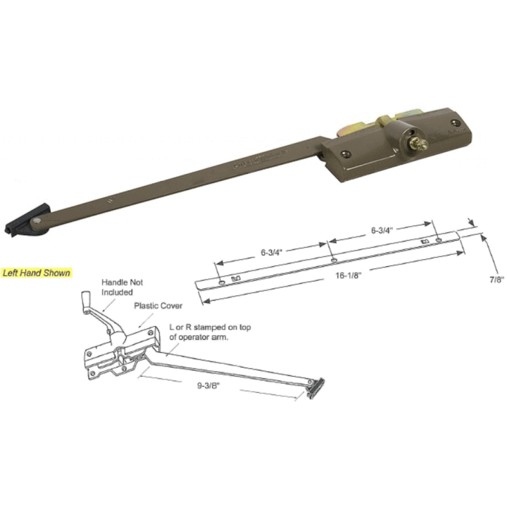 Casement Window 10-1/8" Operator for Andersen Windows