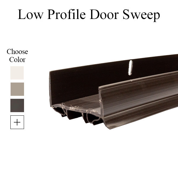 U-shaped Wrap-around, Adjustable Door Bottom/Sweep, Vinyl