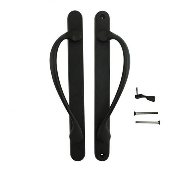 Marvin Active Non-Keyed, Narrow Sliding Door Handle, Center Thumb