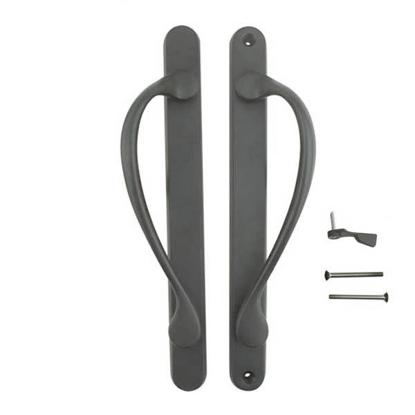 Marvin Active Non-Keyed, Narrow Sliding Door Handle, Center Thumb