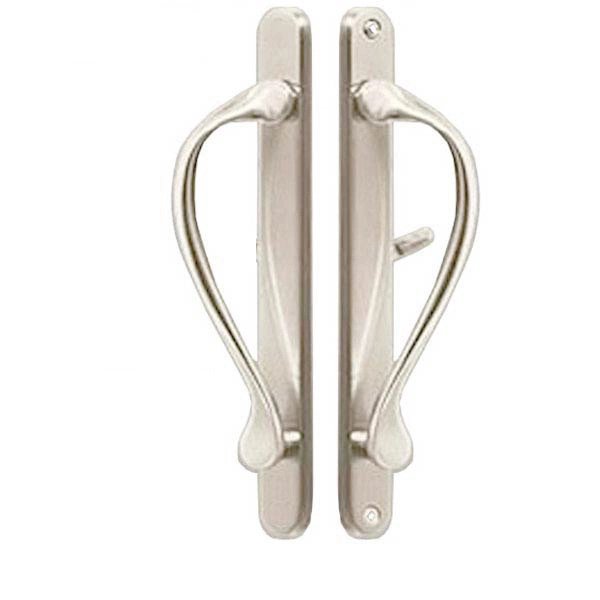 Marvin Active Non-Keyed, Narrow Sliding Door Handle, Center Thumb