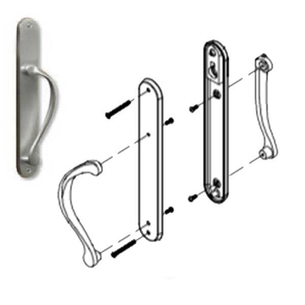 Marvin Ultimate Sliding French Door, Inactive / Dummy Wide Handle Set