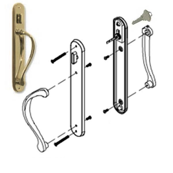 Marvin Active Keyed, Ultimate Sliding French Door Wide Trim