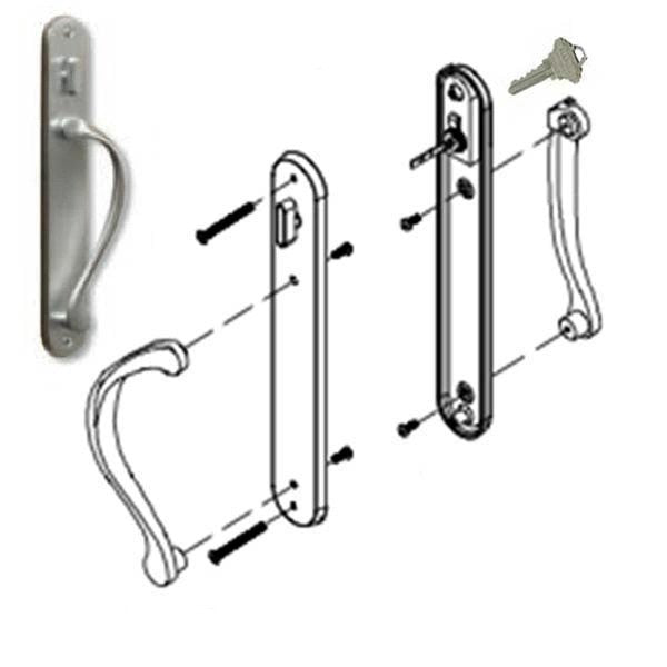 Marvin Active Keyed, Ultimate Sliding French Door Wide Trim