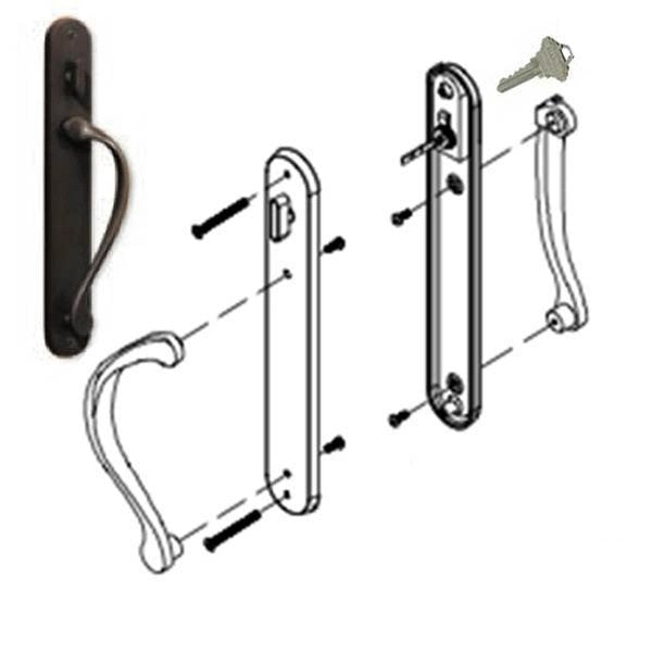 Marvin Active Keyed, Ultimate Sliding French Door Wide Trim