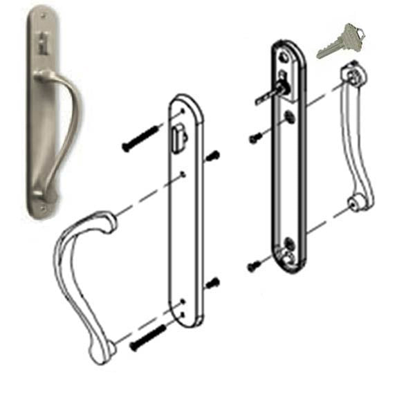 Marvin Active Keyed, Ultimate Sliding French Door Wide Trim