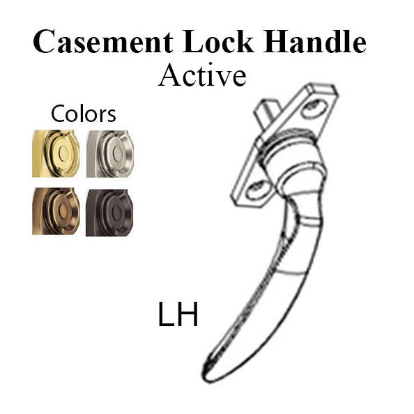 Marvin Push Out Casement Lock Handle, Active -