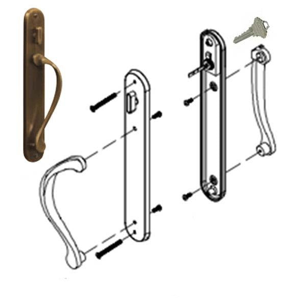 Marvin Active Keyed, Ultimate Sliding French Door Wide Trim