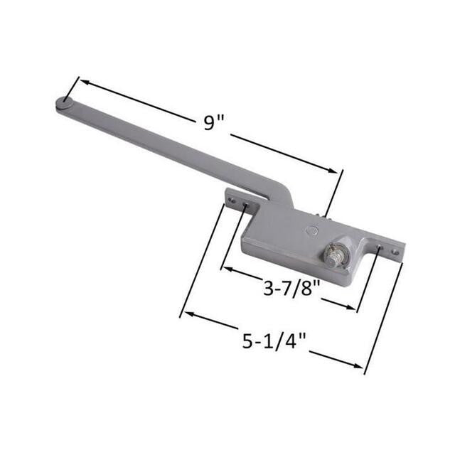 Casement Window 9" Square Series Operator - Aluminum