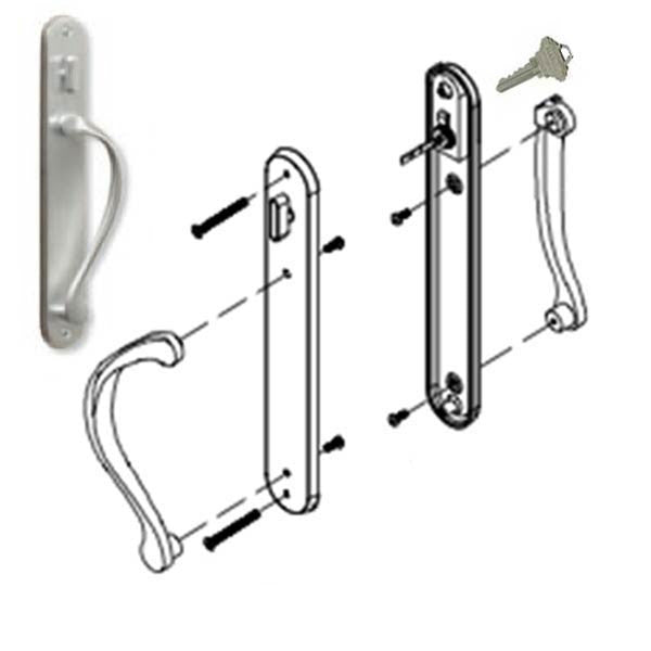 Marvin Active Keyed, Ultimate Sliding French Door Wide Trim