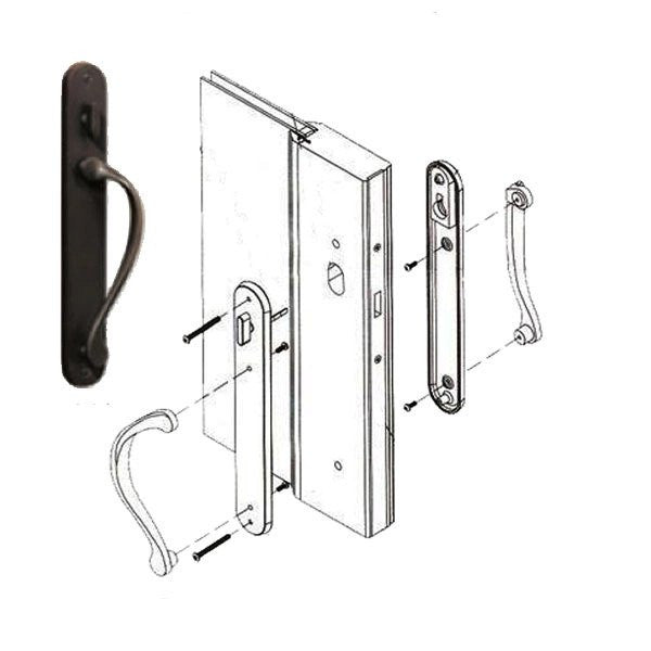 Marvin Active Non-Keyed Ultimate Sliding French Door Wide Trim