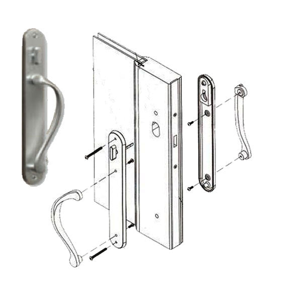 Marvin Active Non-Keyed Ultimate Sliding French Door Wide Trim