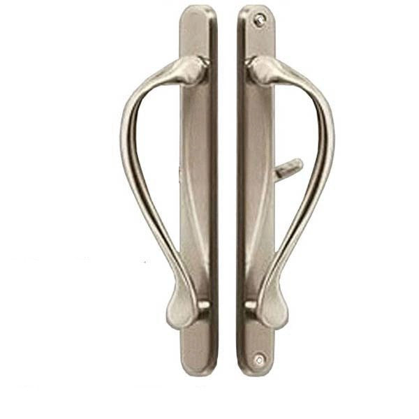 Marvin Active Non-Keyed, Narrow Sliding Door Handle, Center Thumb