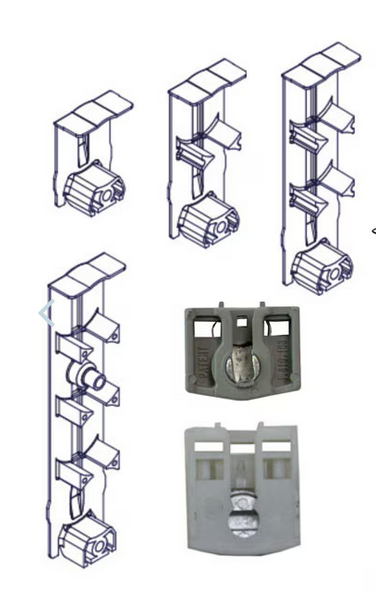 984 Series Double Coil Balance Universal 1-1/4" Pocket