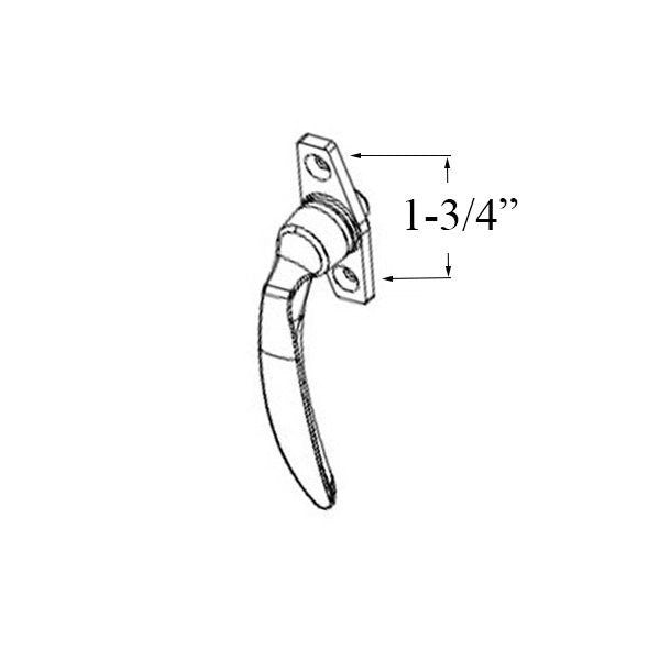 Marvin Push Out Casement Lock Handle, Dummy -